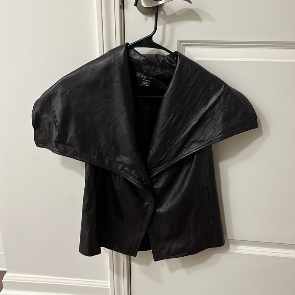 Women’s leather vest